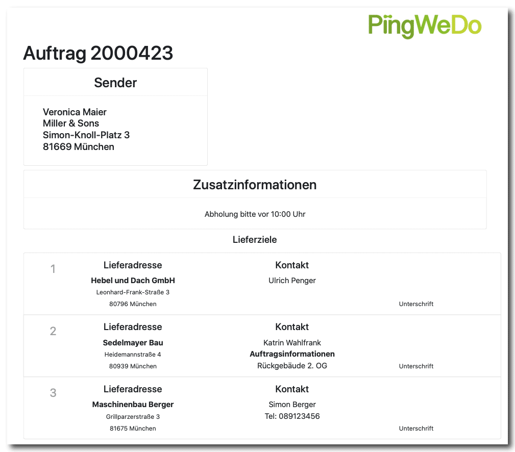 PaketscheinMulti
